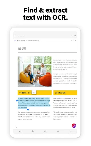 ดาวน์โหลด Adobe Scan AI PDF Scanner ล่าสุด – สแกนเอกสารและแปลงไฟล์เป็น PDF ฟรี - Screenshot 13