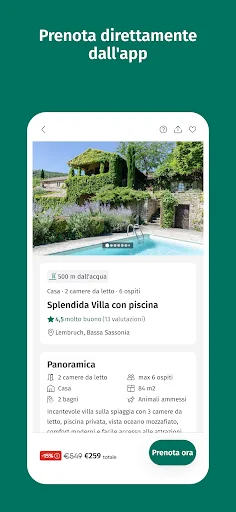 ดาวน์โหลด CaseVacanza.it ล่าสุด – ค้นหาและจองที่พักตากอากาศง่ายๆ ฟรี - Screenshot 13