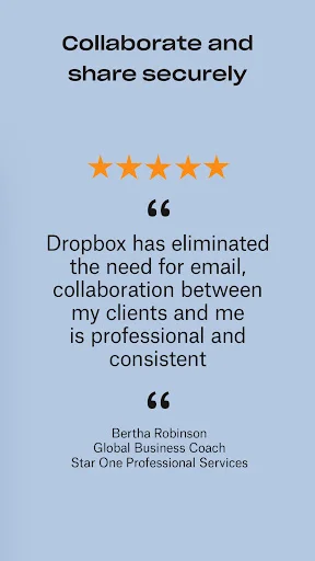 ดาวน์โหลด Dropbox เวอร์ชันล่าสุด – พื้นที่เก็บข้อมูลบนคลาวด์ที่ปลอดภัย - Screenshot 4
