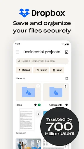 ดาวน์โหลด Dropbox เวอร์ชันล่าสุด – พื้นที่เก็บข้อมูลบนคลาวด์ที่ปลอดภัย - Screenshot 1