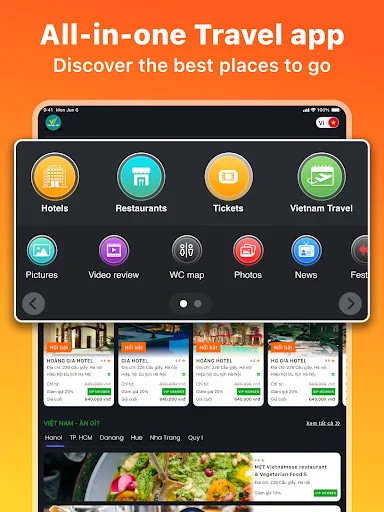 ดาวน์โหลด TravelViet: Your Trip Guide ล่าสุด – ไกด์นำเที่ยวและจองที่พักฟรี - Screenshot 19
