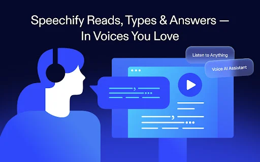 Speechify: แอปอ่านออกเสียงและ AI ผู้ช่วยส่วนตัวที่ดีที่สุดในไทย - Screenshot 1