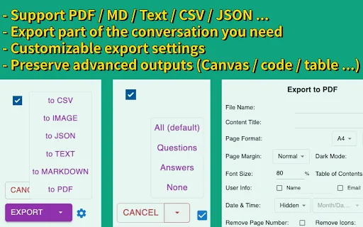 ChatGPT Exporter ดาวน์โหลดแชท ChatGPT เป็น PDF และ Markdown ได้ง่ายๆ - Screenshot 1