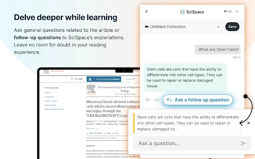 ดาวน์โหลด SciSpace ตัวช่วยวิจัย AI อัจฉริยะ – สรุปงานวิจัยในไม่กี่นาที - Screenshot 2
