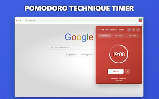 ดาวน์โหลด Pomodoro Technique Timer – ตัวช่วยเพิ่มสมาธิและจัดการเวลาฟรี - Screenshot 1