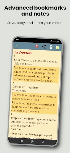 ดาวน์โหลด Reina Valera 1960 Bible ล่าสุด – คัมภีร์ไบเบิลภาษาสเปนพร้อมเสียง - Screenshot 4