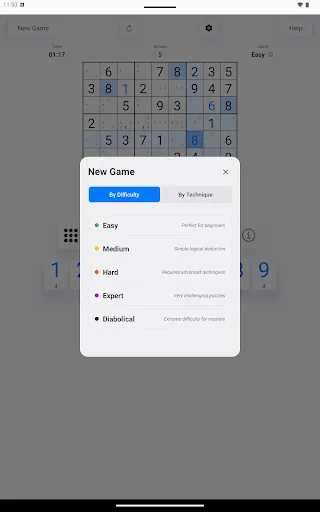 ดาวน์โหลด Sudoku Trainer! เวอร์ชันล่าสุด – ฝึกทักษะซูโดกุฟรี - Screenshot 11