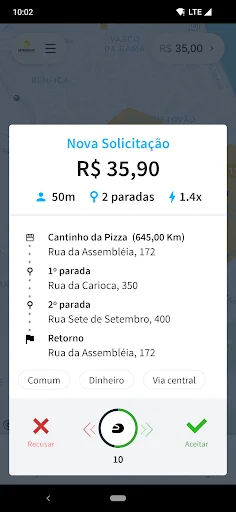ดาวน์โหลด Entregas10 Entregador ล่าสุด – แอปจัดส่งรวดเร็ว ปลอดภัย ฟรี - Screenshot 3