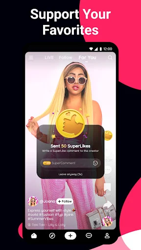 ดาวน์โหลด Likee ล่าสุด – แพลตฟอร์มวิดีโอสั้นพร้อมเอฟเฟกต์สุดล้ำฟรี - Screenshot 4