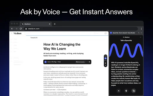 Speechify: แอปอ่านออกเสียงและ AI ผู้ช่วยส่วนตัวที่ดีที่สุดในไทย - Screenshot 4