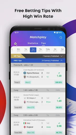 ดาวน์โหลด Matchplay: ผลบอลสดและสถิติแม่นยำ – อัปเดตไว ฟรี! - Screenshot 5