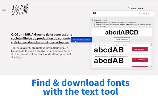 ดาวน์โหลด Font Identifier by WhatFontIs – ค้นหาฟอนต์บนเว็บไซต์ฟรี - Screenshot 1