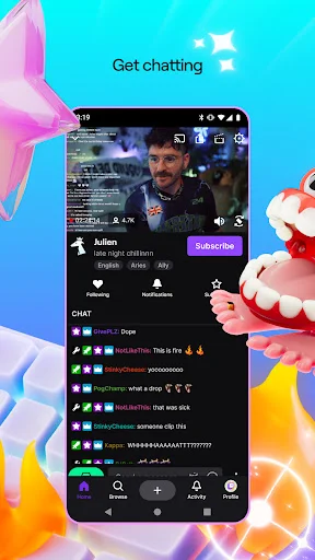 ดาวน์โหลด Twitch: Live Streaming เวอร์ชันล่าสุด – รับชมสดฟรีบนมือถือ - Screenshot 4