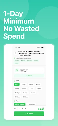 ดาวน์โหลด Roamer: Travel 5G eSIM ล่าสุด – อินเทอร์เน็ตทั่วโลกราคาประหยัด - Screenshot 2