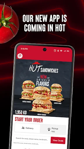 ดาวน์โหลดแอป Pizza Hut KWT ล่าสุด – สั่งพิซซ่าออนไลน์พร้อมโปรโมชั่น - Screenshot 1