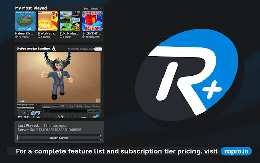 ดาวน์โหลด RoPro ล่าสุด – ตัวช่วยเพิ่มประสิทธิภาพ Roblox ฟรี - Screenshot 5