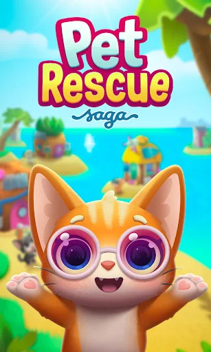 ดาวน์โหลด Pet Rescue Saga เวอร์ชันล่าสุด – เกมพัซเซิลช่วยน้องสัตว์แสนสนุก - Screenshot 1