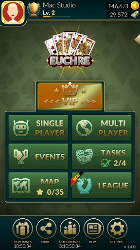ดาวน์โหลด Euchre Ultimate ล่าสุด – เกมไพ่สุดคลาสสิกเล่นสนุกออนไลน์ฟรี - Screenshot 22