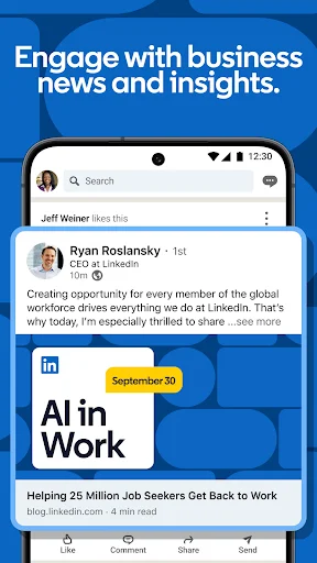 ดาวน์โหลด LinkedIn แอปหางานและสร้างเครือข่ายมืออาชีพ – อัปเดตล่าสุด - Screenshot 5