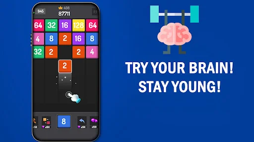 ดาวน์โหลด Number Games – 2048 Blocks ล่าสุด – เกมปริศนาฝึกสมองฟรี - Screenshot 1