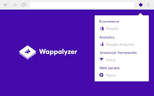 ดาวน์โหลด Wappalyzer ล่าสุด – เครื่องมือวิเคราะห์เทคโนโลยีเว็บไซต์ฟรี - Screenshot 1