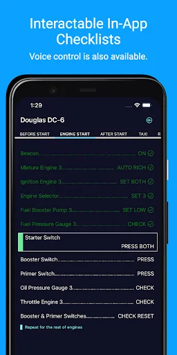 ดาวน์โหลด SimFly Pad ล่าสุด – ตัวช่วยจัดการ Checklist สำหรับนักบินจำลอง - Screenshot 1