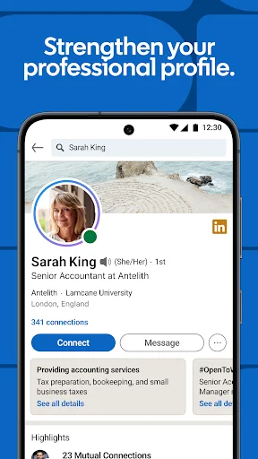 ดาวน์โหลด LinkedIn แอปหางานและสร้างเครือข่ายมืออาชีพ – อัปเดตล่าสุด - Screenshot 4