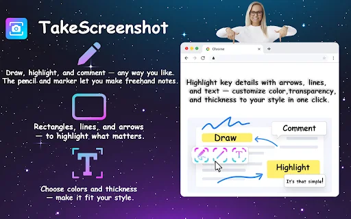 ดาวน์โหลด TakeScreenshot ฟรี – แคปหน้าจอแบบเลื่อนและแก้ไขได้ง่าย - Screenshot 2