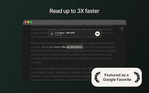 ดาวน์โหลด SwiftRead ล่าสุด – อ่านเร็วขึ้น 3 เท่า ช่วยการเรียนรู้ฟรี - Screenshot 1
