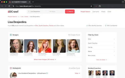ดาวน์โหลด IDCrawl Name Linker – ค้นหาโปรไฟล์บุคคลบนเว็บได้ง่ายๆ - Screenshot 2