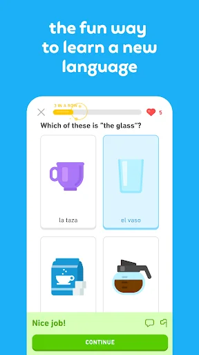 ดาวน์โหลด Duolingo ล่าสุด – เรียนภาษา คณิตศาสตร์ และหมากรุก ฟรี - Screenshot 2