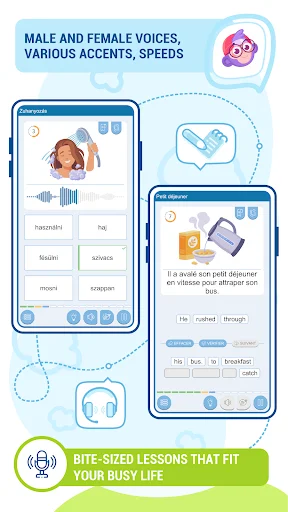 ดาวน์โหลด LinDuo – Speak Languages ฟรี เรียนภาษาอังกฤษ เยอรมัน ฝรั่งเศส - Screenshot 4