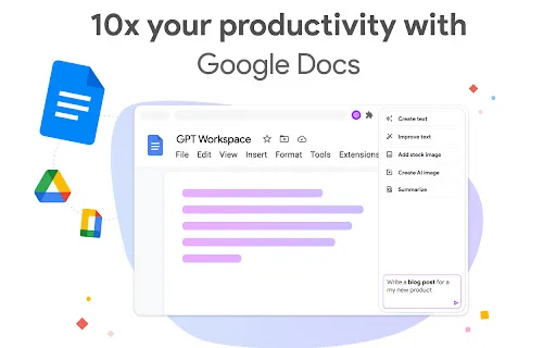 ดาวน์โหลด GPT Workspace ล่าสุด – ตัวช่วย AI อัจฉริยะสำหรับ Google Workspace - Screenshot 3
