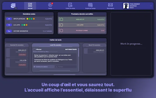 ดาวน์โหลด Ecole Directe Plus Unblock ล่าสุด – ปรับปรุงการใช้งาน API ฟรี - Screenshot 3