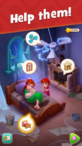 ดาวน์โหลด Gardenscapes เวอร์ชันล่าสุด – เกมแต่งสวนสุดสนุกเล่นฟรี - Screenshot 1