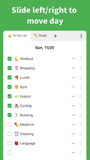 ดาวน์โหลด Daily Checklist – แอปจัดการงานและวางแผนกิจวัตรประจำวัน - Screenshot 4