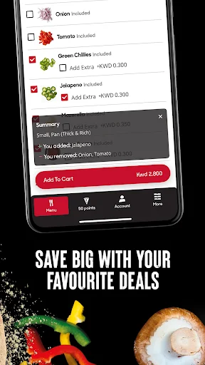 ดาวน์โหลดแอป Pizza Hut KWT ล่าสุด – สั่งพิซซ่าออนไลน์พร้อมโปรโมชั่น - Screenshot 4
