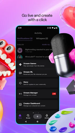 ดาวน์โหลด Twitch: Live Streaming เวอร์ชันล่าสุด – รับชมสดฟรีบนมือถือ - Screenshot 5