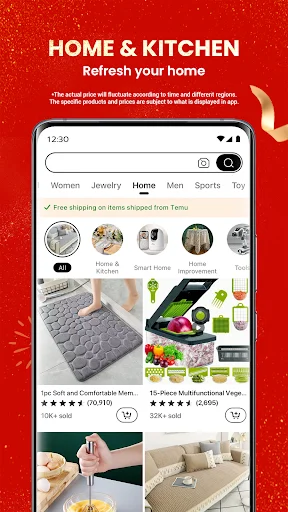 ดาวน์โหลด Temu แอปช้อปปิ้งสินค้าราคาถูก – ช้อปคุ้มเหมือนมหาเศรษฐี - Screenshot 3