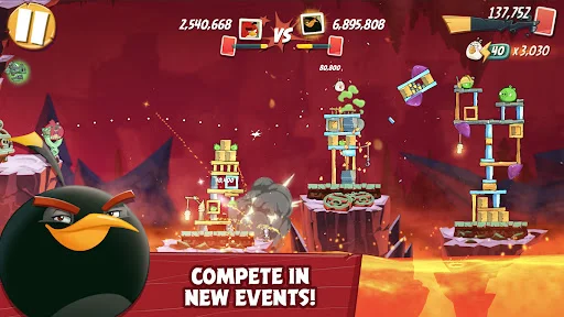 ดาวน์โหลด Angry Birds 2 ล่าสุด – เกมยิงนกถล่มหมู สนุกฟรีบนมือถือ - Screenshot 18