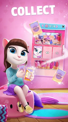 ดาวน์โหลด My Talking Angela ล่าสุด – เกมเลี้ยงแมวสุดน่ารัก เล่นฟรี - Screenshot 5