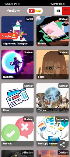 ดาวน์โหลด Sorteador: สุ่มตัวเลขและจับรางวัลฟรี – ใช้งานง่ายที่สุด - Screenshot 5