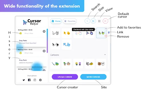 Cursor Helper: เปลี่ยนเคอร์เซอร์เมาส์ของคุณให้เป็นแบบส่วนตัวฟรี! - Screenshot 2