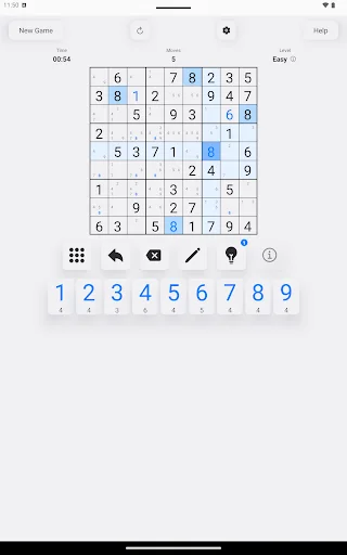 ดาวน์โหลด Sudoku Trainer! เวอร์ชันล่าสุด – ฝึกทักษะซูโดกุฟรี - Screenshot 9