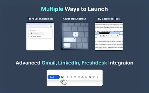 Jetwriter AI: ตัวช่วยเขียนอีเมลและสรุปเนื้อหาด้วย AI อัจฉริยะบนเบราว์เซอร์ - Screenshot 4