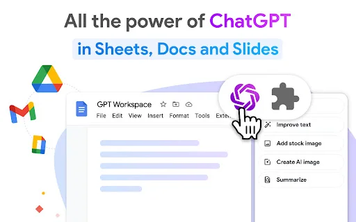 ดาวน์โหลด GPT Workspace ล่าสุด – ตัวช่วย AI อัจฉริยะสำหรับ Google Workspace - Screenshot 1