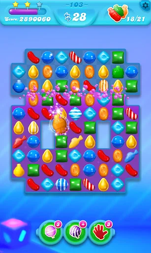 ดาวน์โหลด Candy Crush Soda Saga ล่าสุด – เกมจับคู่ 3 สนุกฟรีบนมือถือ - Screenshot 4
