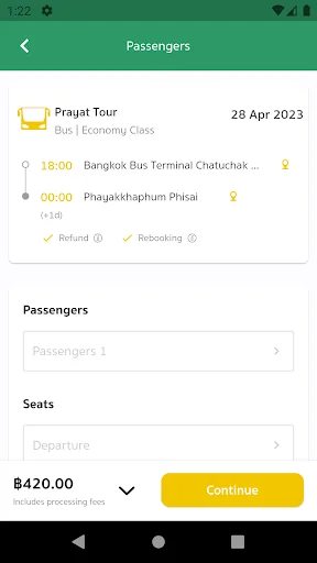 ดาวน์โหลด Prayat Tour ล่าสุด – จองตั๋วรถทัวร์และชำระเงินสะดวก ฟรี - Screenshot 4