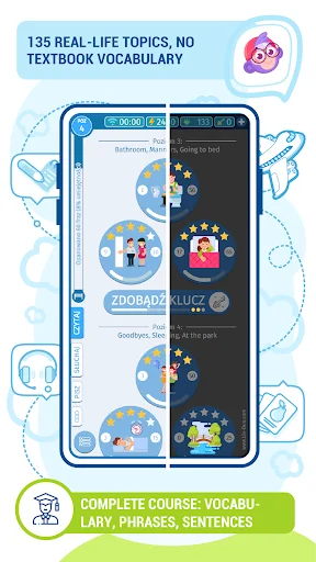 ดาวน์โหลด LinDuo – Speak Languages ฟรี เรียนภาษาอังกฤษ เยอรมัน ฝรั่งเศส - Screenshot 2