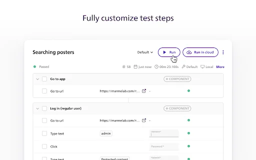 ดาวน์โหลด BugBug Automation Testing เวอร์ชันล่าสุด – ทดสอบเว็บแบบไม่ต้องเขียนโค้ดฟรี - Screenshot 4
